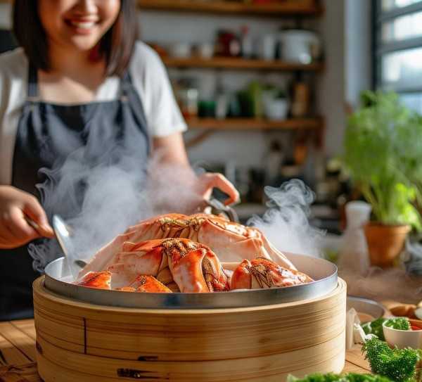 蒸螃蟹轻松教程，尽享鲜美蟹肉时光！