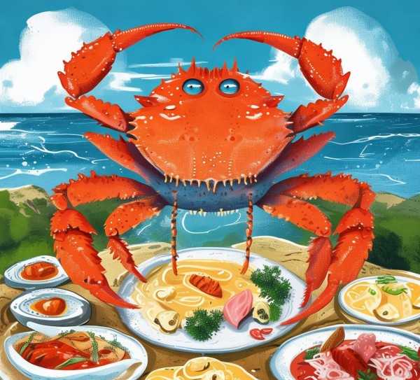 螃蟹美食地图，揭秘螃蟹最美味部位，开启味蕾探险之旅