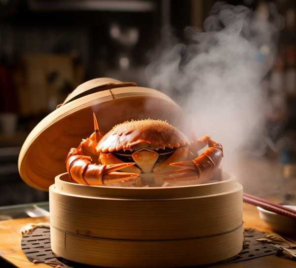 大闸蟹蒸煮火候掌控，鲜美滋味尽在这一刻